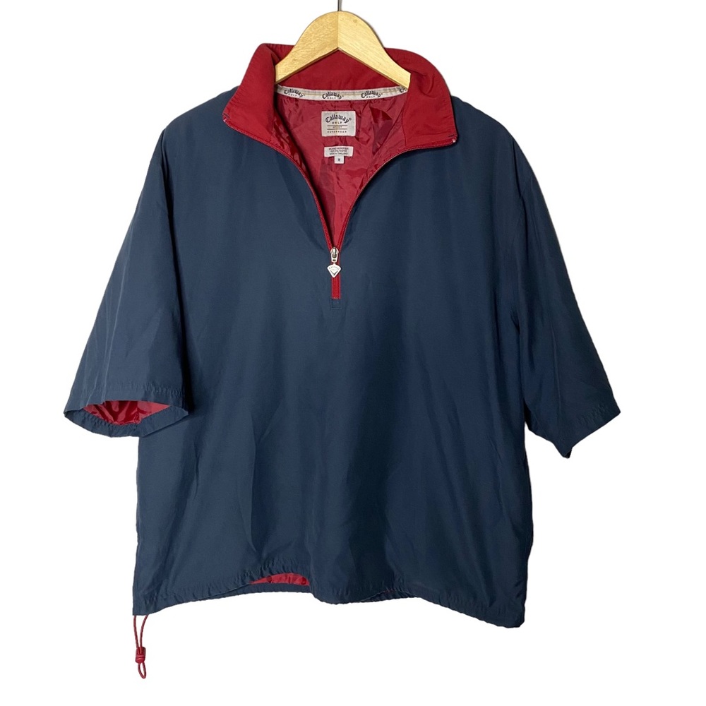 Calloway Golf Wind Breaker Jacket Medium Navy Blue